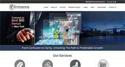 Desktop Screenshot of eminenceseoconsulting.com